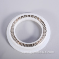 PTFE wear-resistant rotating V-flange universal plug seal